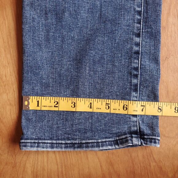 NYDJ Marilyn Straight Leg Blue Jeans Size 8 Sailor Pockets Lift Tuck Technology - Picture 12 of 12